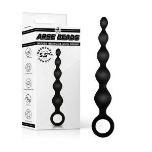 Arse Beads Ribbed Silicone Anal Beads