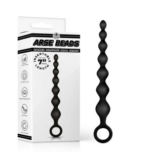Arse Beads Ribbed Silicone Anal Beads II