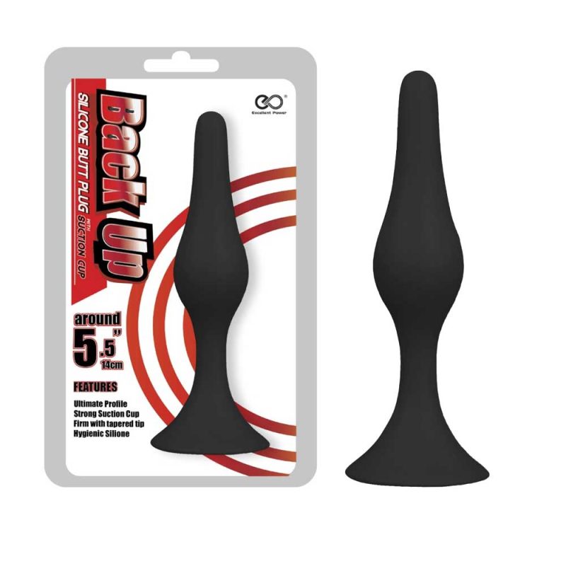 Back Up Silicone Butt Plug W/Suction Cup