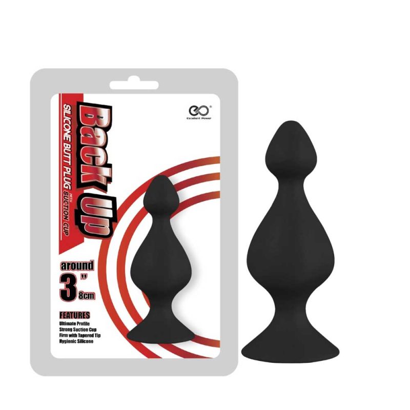 Back Up Silicone Butt Plug W/suction Cup Ii