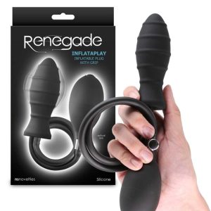 Renegade-InflataPlay-negru-butt-plug
