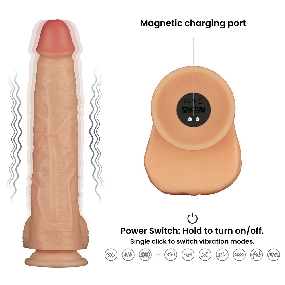 Vibrating Power Basics Cock