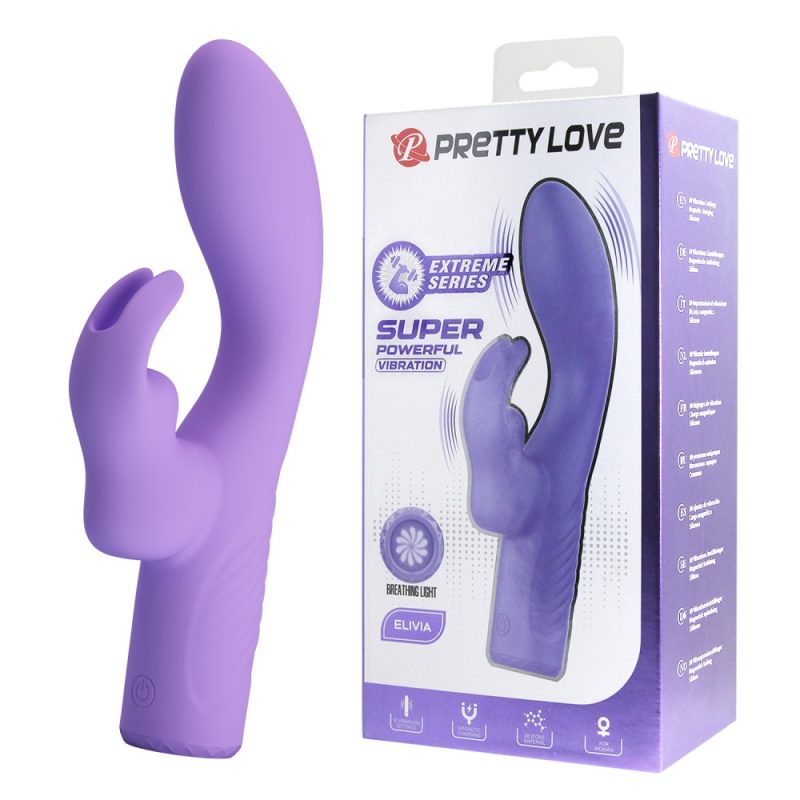 Vibrator Pretty Love Elivia Powerful Pink Bunny / 10 Moduri