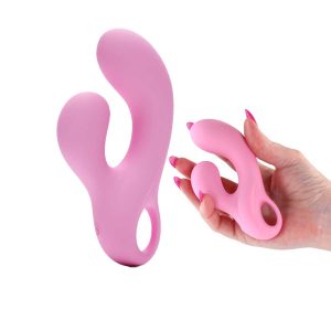 Vibrator Rabbit Agatha – Stimulare Punct G & Clitoris cu 3 Viteze și 7 Moduri de Vibrație