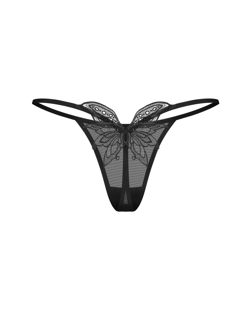 Tangă Sexy Veyane - Fluture Dantelă & Design Minimalist - imagine 7