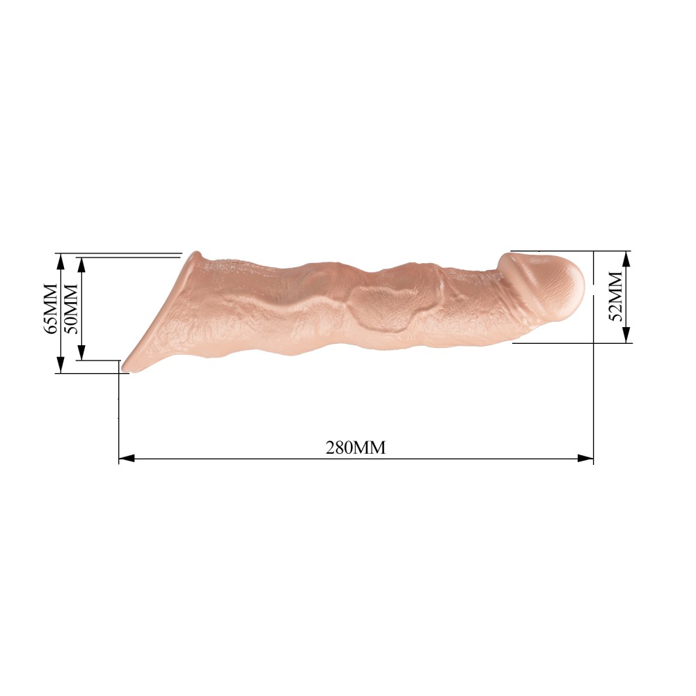 Prelungitoare Penis Pretty Love - Sistem Reglabil & 28 cm - imagine 17
