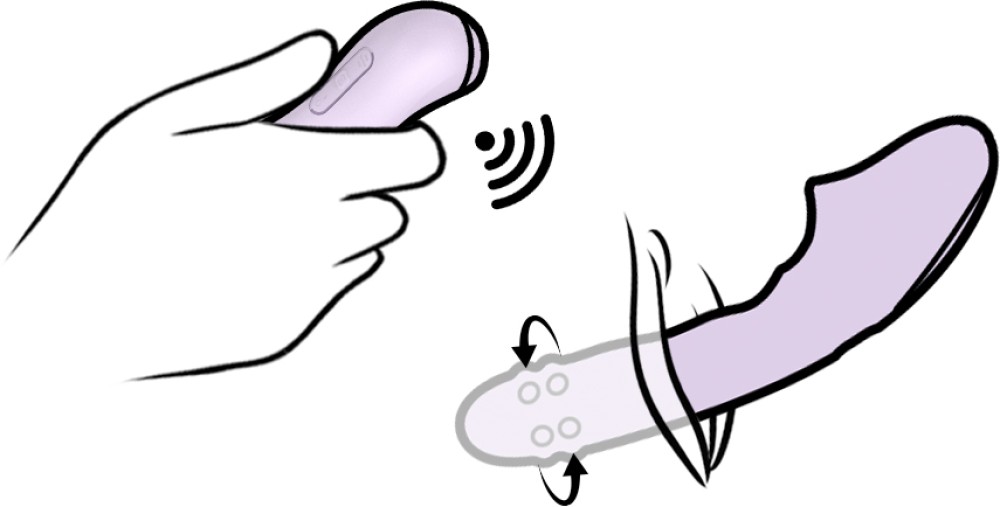 Vibrator Svakom DuoGlow - 6300 Vibrații/Min, App Control & Design 2-în-1 Detașabil - imagine 8