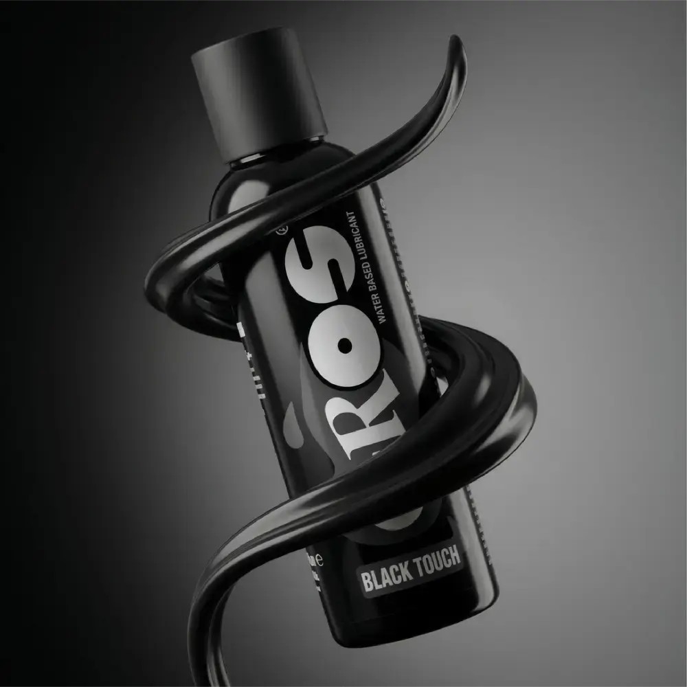 Lubrifiant Eros Black Touch - Negru Profund, 150 ml & pe Bază de Apă - imagine 2