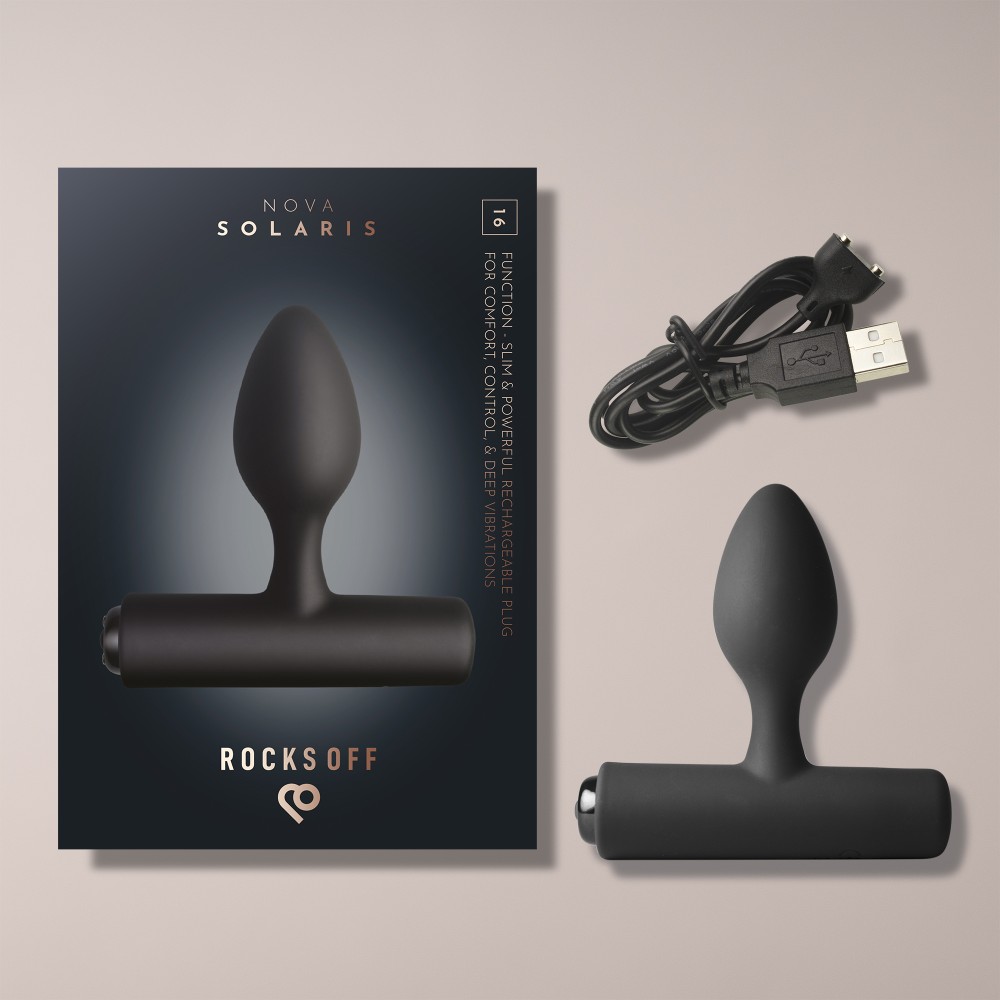 Dop Anal NOVA Solaris - 16 Moduri Vibrație & Reîncărcabil USB Magnetic - imagine 9