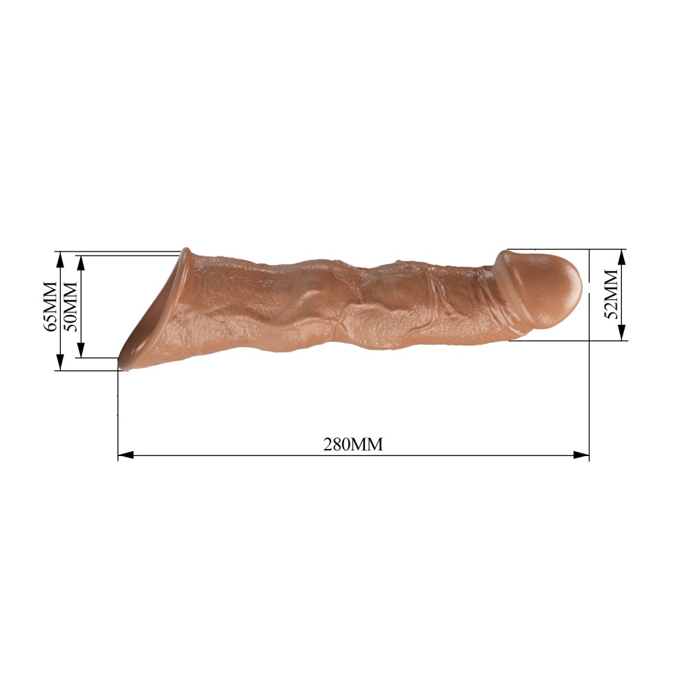 Prelungitoare Penis Pretty Love - Sistem Reglabil & 28 cm - imagine 5