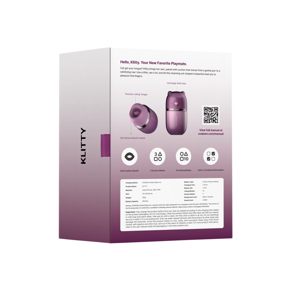Stimulator Clitoris Klitty - Limbă Mobilă, 10 Moduri Vibrație & App Control - imagine 12