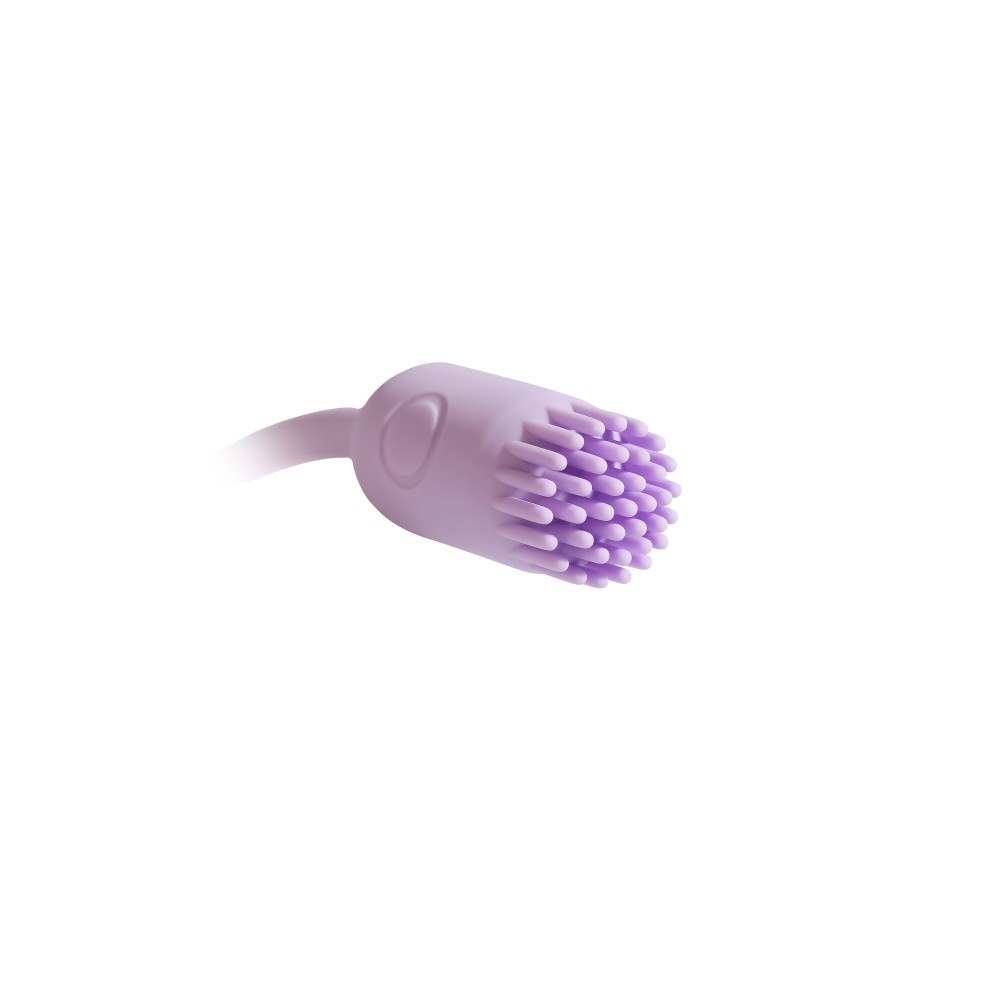 Vibrator Bullet Plume Pastel Lilac - Perie Flexibilă & App Control - imagine 11