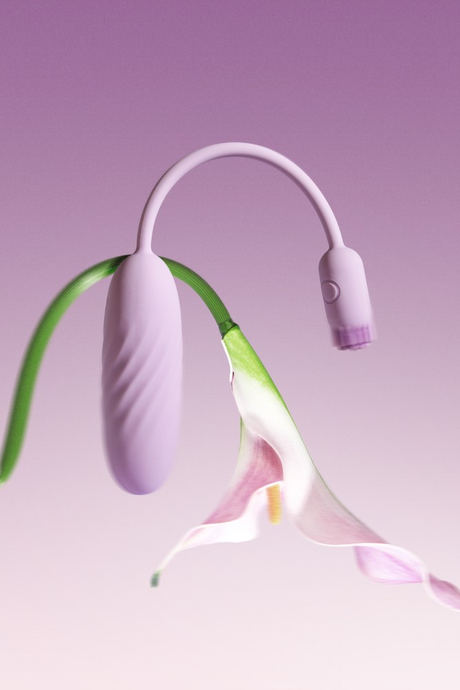 Vibrator Bullet Plume Pastel Lilac - Perie Flexibilă & App Control - imagine 8