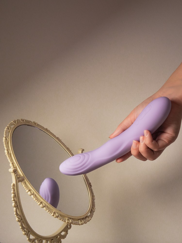 Vibrator Selena Pastel Lilac - Dual Motor, Încălzire 38°C & App Control - imagine 2