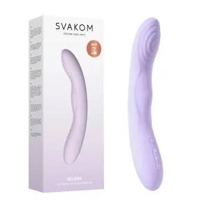 Vibrator Selena Pastel Lilac - Dual Motor, Încălzire 38°C & App Control