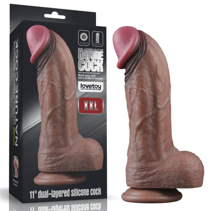 Dildo Lovetoy Dual Layered Silicone Cock XXL [28 cm / 20