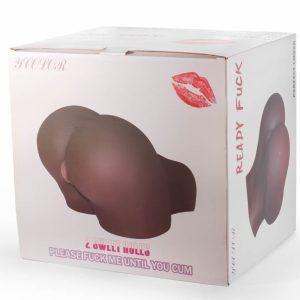 2 Sweet Holes Masturbator Brown / Fund Sexy ◼ Vagin & Anus Realistic