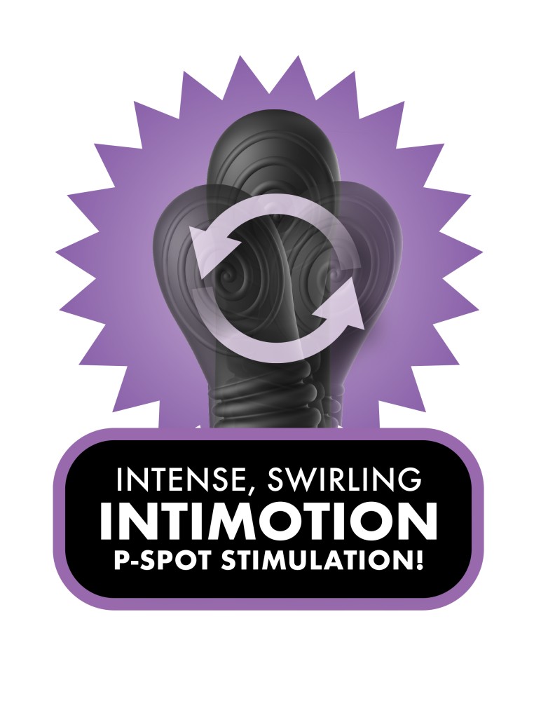 Vibrator Prostată Ass-Gasm IntiMotion - 4 Motoare & Cap Rotativ - imagine 3