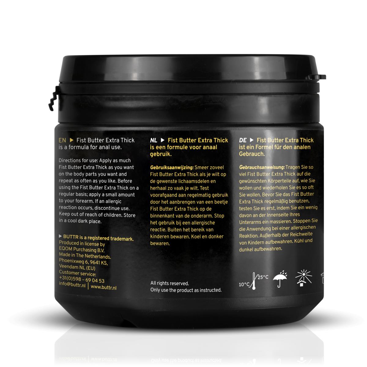 Lubrifiant BUTTR Fisting Balm Extra Thick - Formulă Ultra Densă, 500 ml - imagine 3