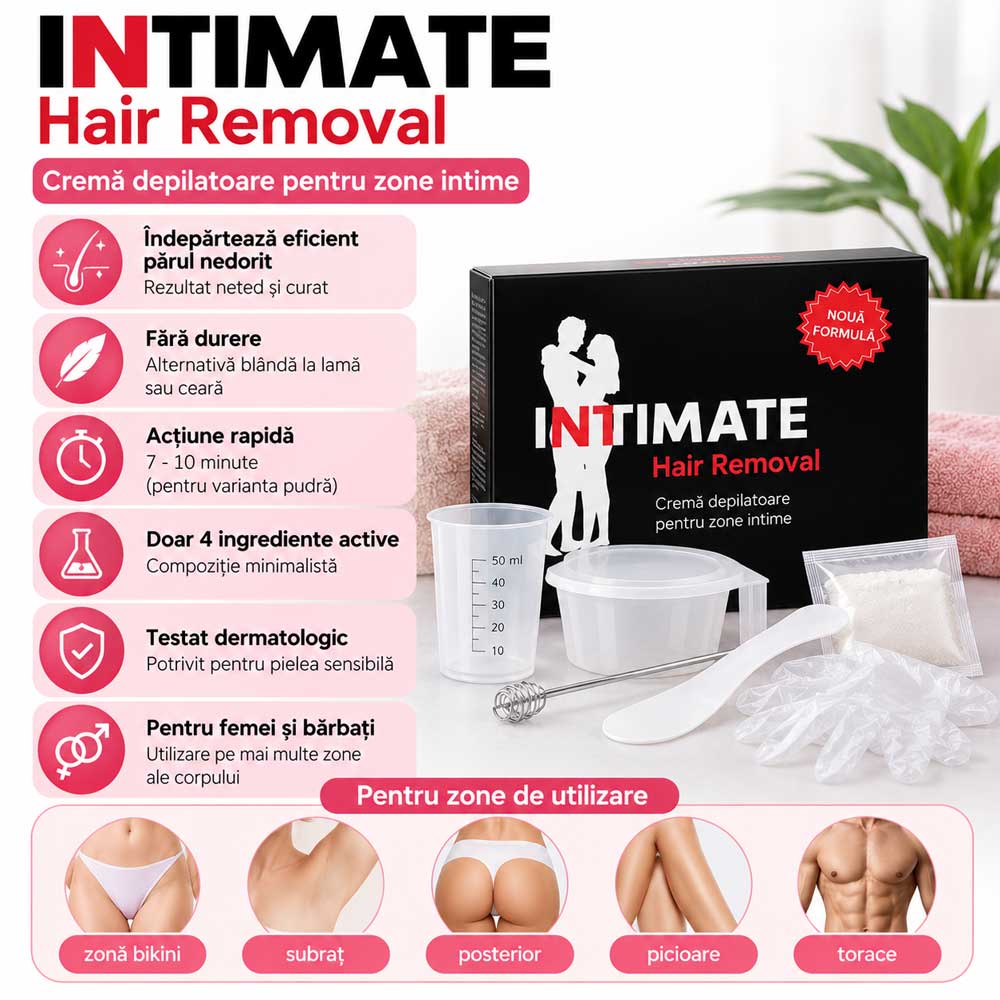 Cremă Epilare Intimă Intimate