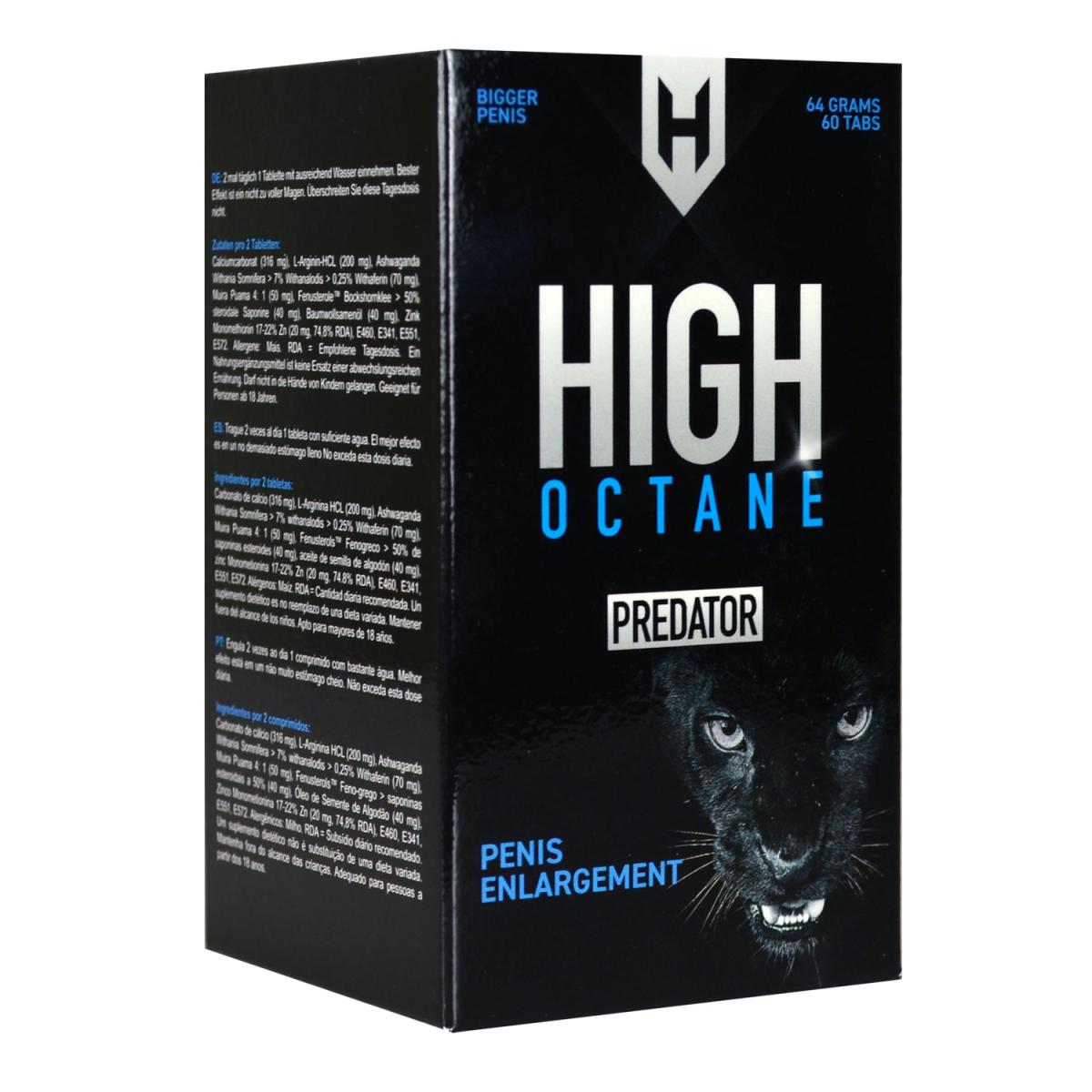 Supliment High Octane Predator - L-Arginină & Tribulus Terrestris, 60 tab. - imagine 2