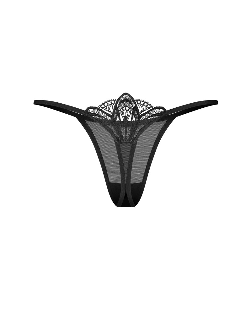 String Ezmee - Semi-Transparent & Dantelă Brodată - imagine 8