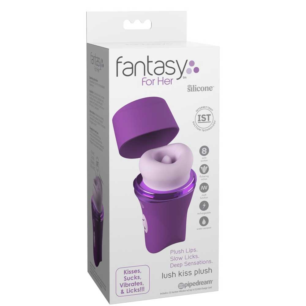 Stimulator Clitoris Lush Kiss Plush - 8 Moduri de Sărutare, Supt și Lingere - imagine 2