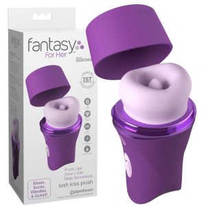 Stimulator Clitoris Lush Kiss Plush - 8 Moduri de Sărutare, Supt și Lingere