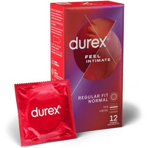 Prezervative Durex Feel Intimate - Ultra Fine & Lubrifiere Suplimentară