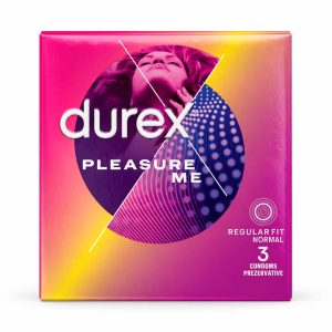 Prezervative-Durex-Pleasure-Me-prezentare-fundal-alb-3-bucati