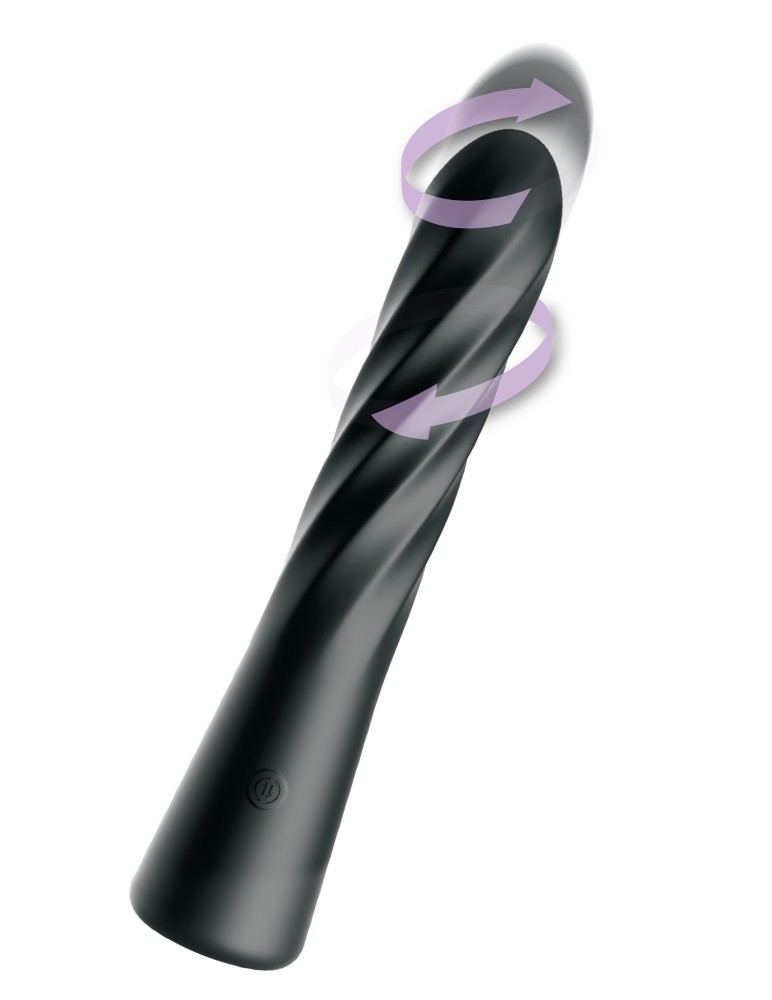 Vibrator Twist Ecstacy - Rotație Spiralată & 3 Viteze + 10 Moduri de Vibrație - imagine 2