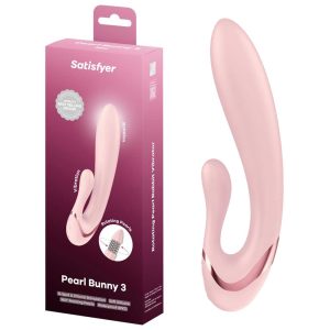 Vibrator Pearl Bunny 3 - Perle Rotative 360° & Motor Dublu