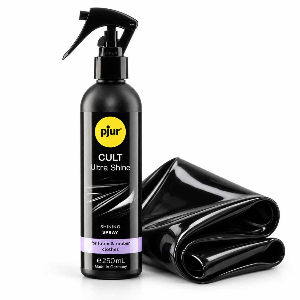 Spray de luciu pjur Cult Ultra Shine (250 ml) pe fundal alb