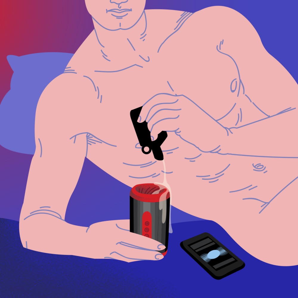 Masturbator F2S Double Sonic - Două Motoare Sonice & App Control - imagine 22