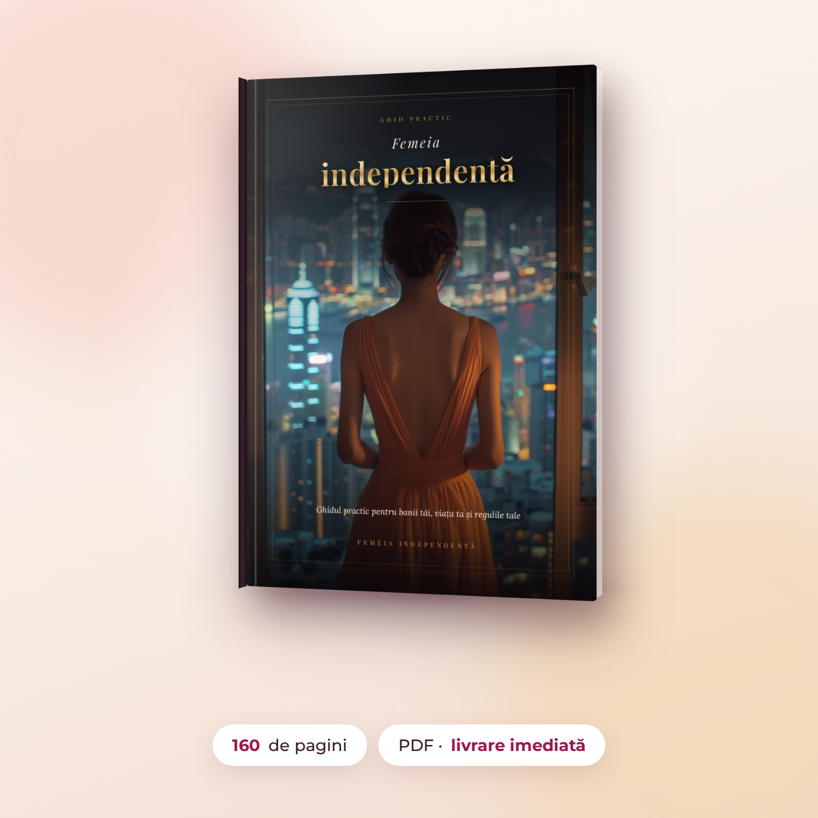 Coperta ghidului Femeia independentă, ebook PDF de 160 de pagini